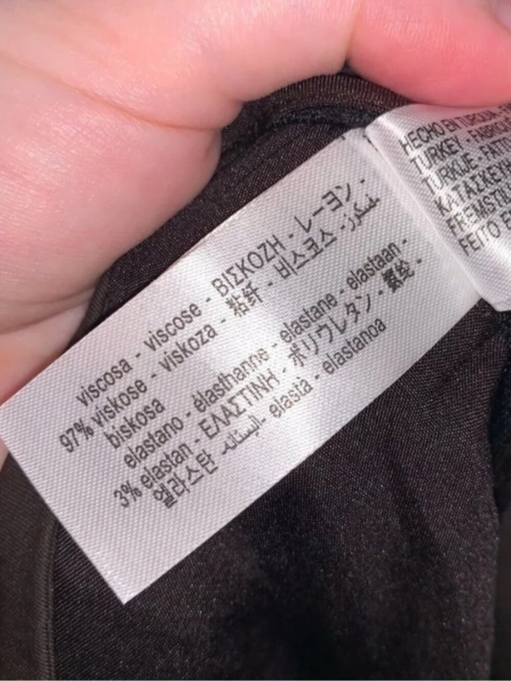 Zara Brown Viscose Ankle Pants M - Picture 4 of 5